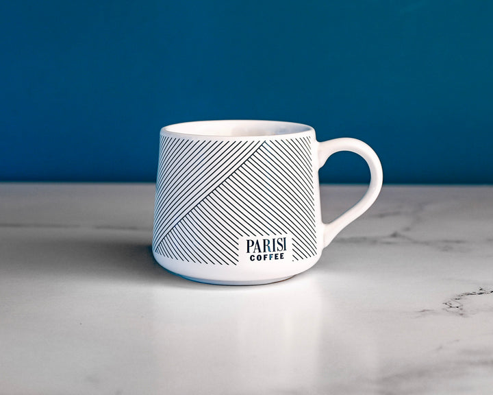 Parisi Line Crescent Mug